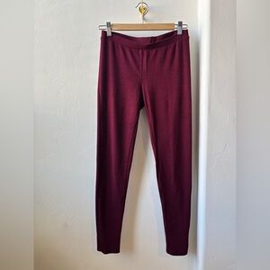 LC Lauren Conrad Burgundy Leggings